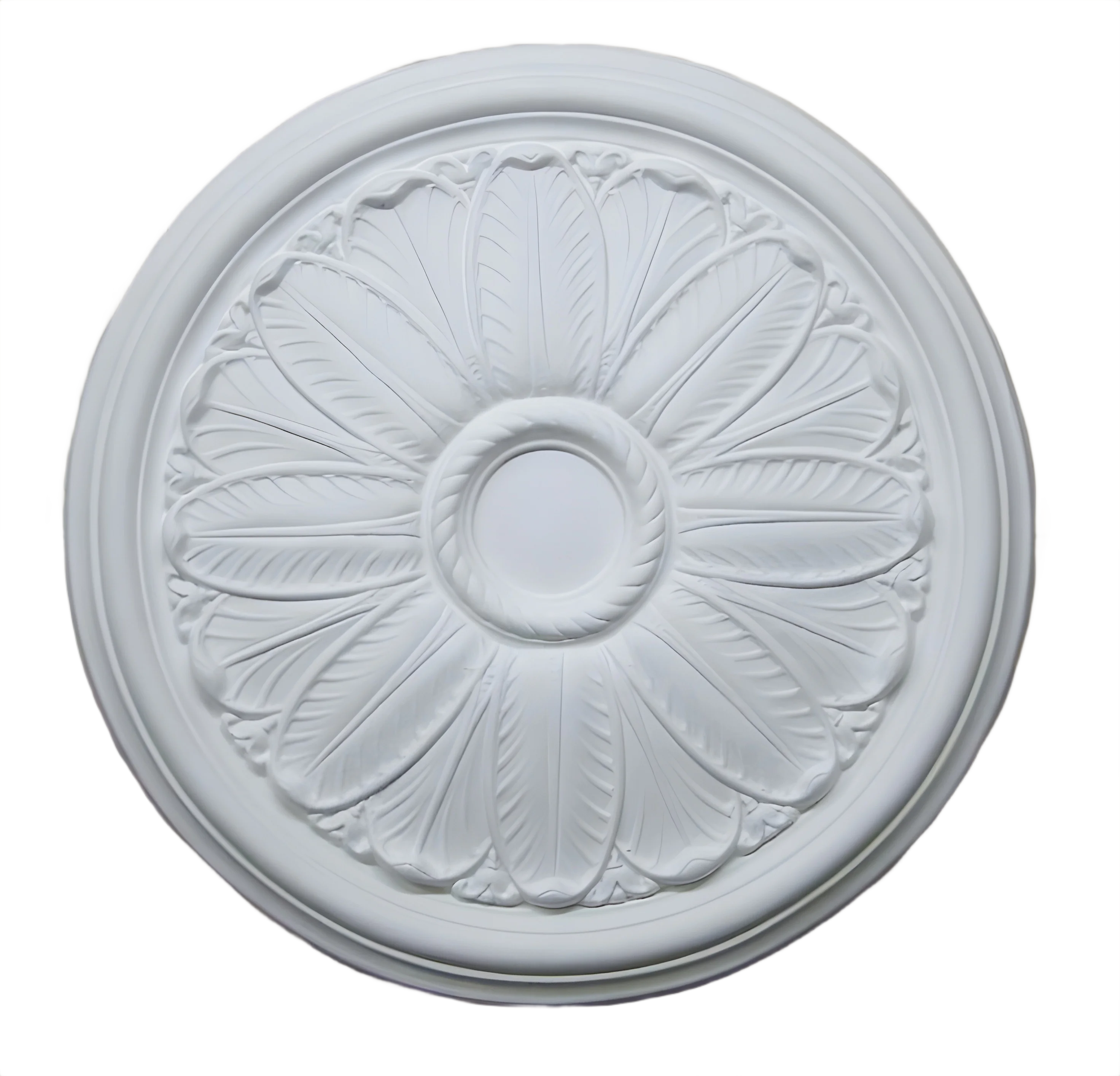 Classic Petal Ceiling Rose - Kayvic handmade decorative plasterwork