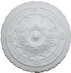 Renaissance Floral Ceiling Rose - Kayvic handmade rose plasterwork Wales