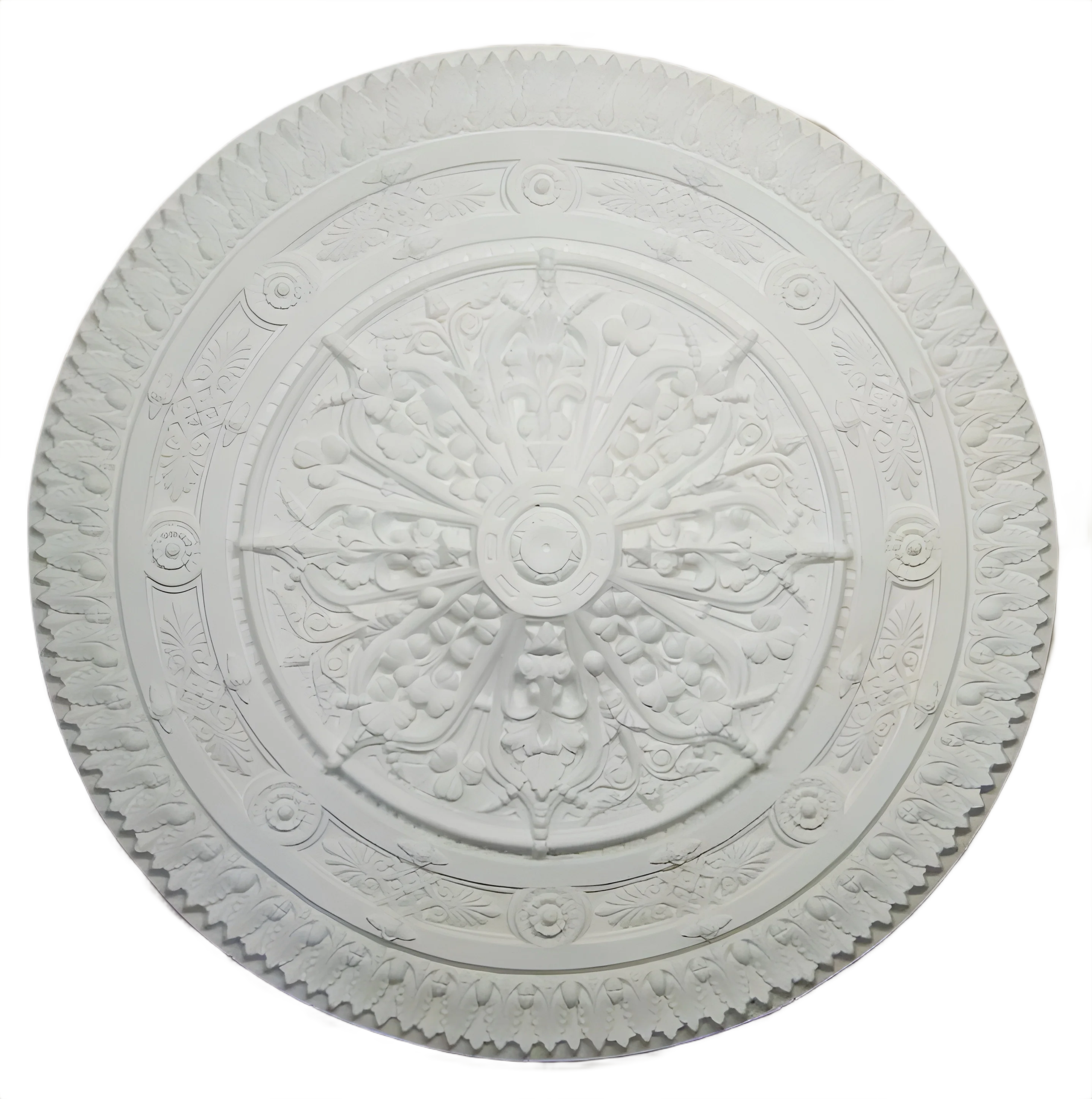 Grand Victorian Ornate Ceiling Rose - Kayvic handmade rose plasterwork Wales