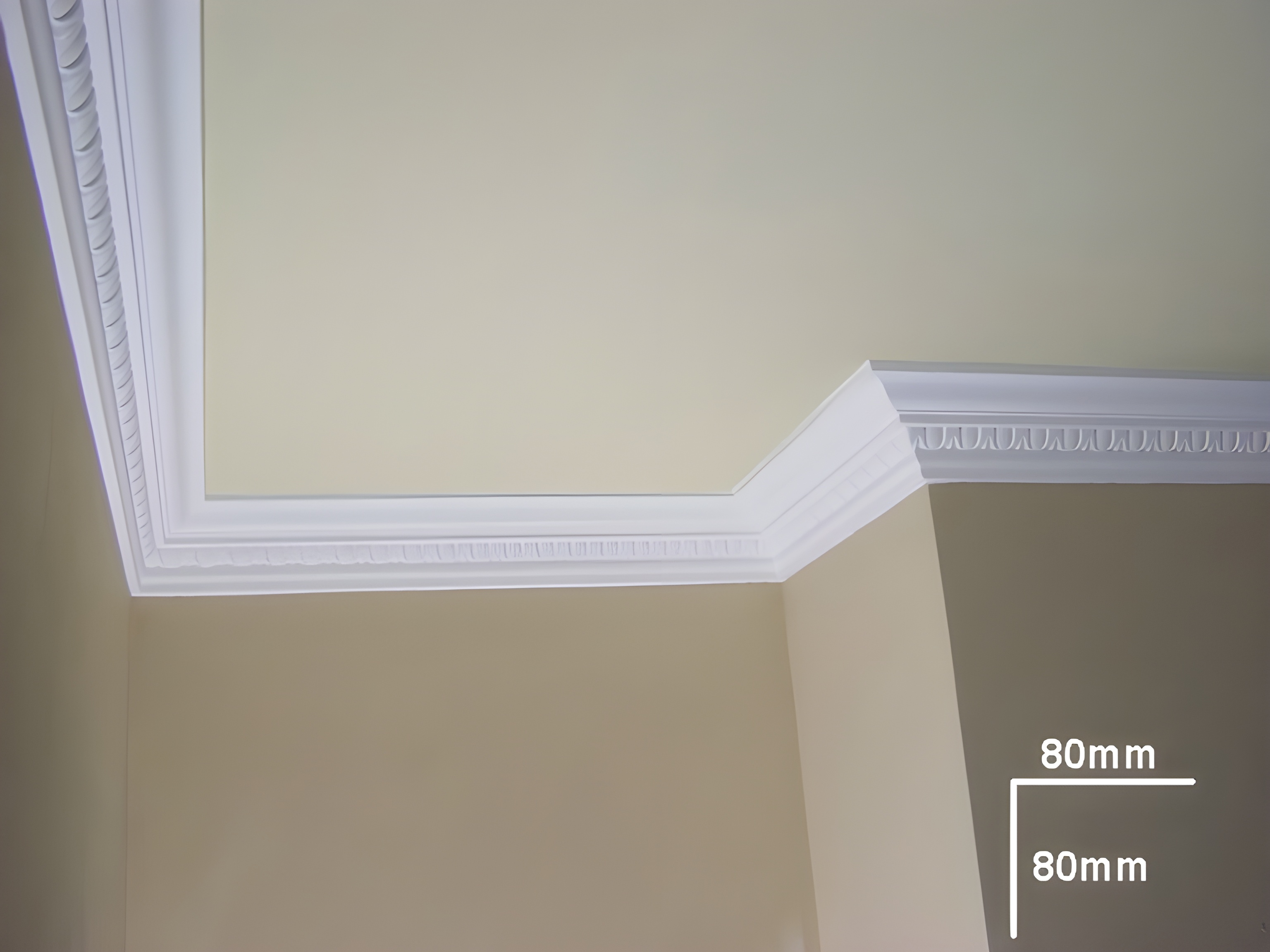 Egg & Dart Cornice - Kayvic handmade cornice plasterwork Wales
