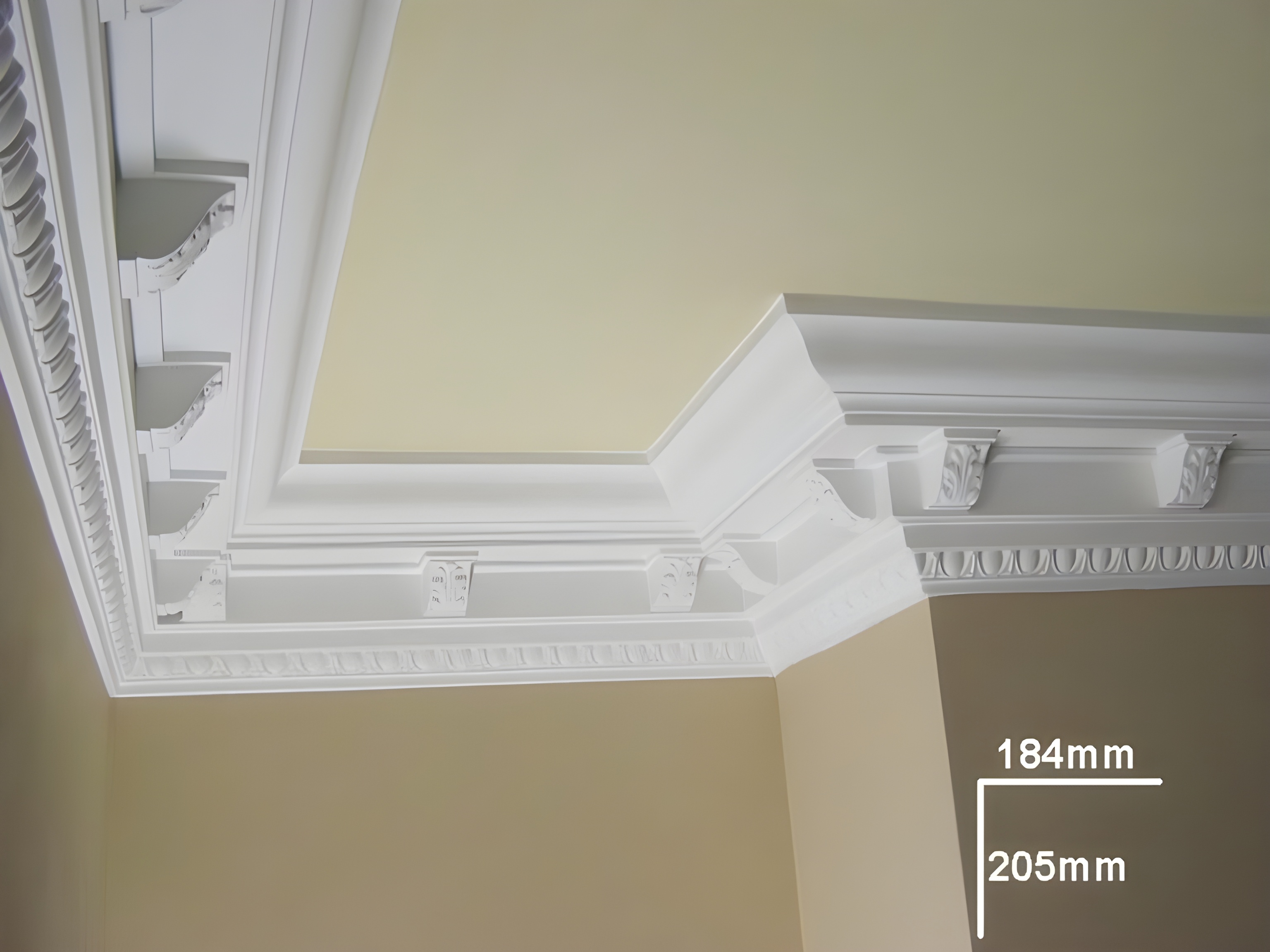 Grand Corbel Cornice - Kayvic handmade cornice plasterwork Wales