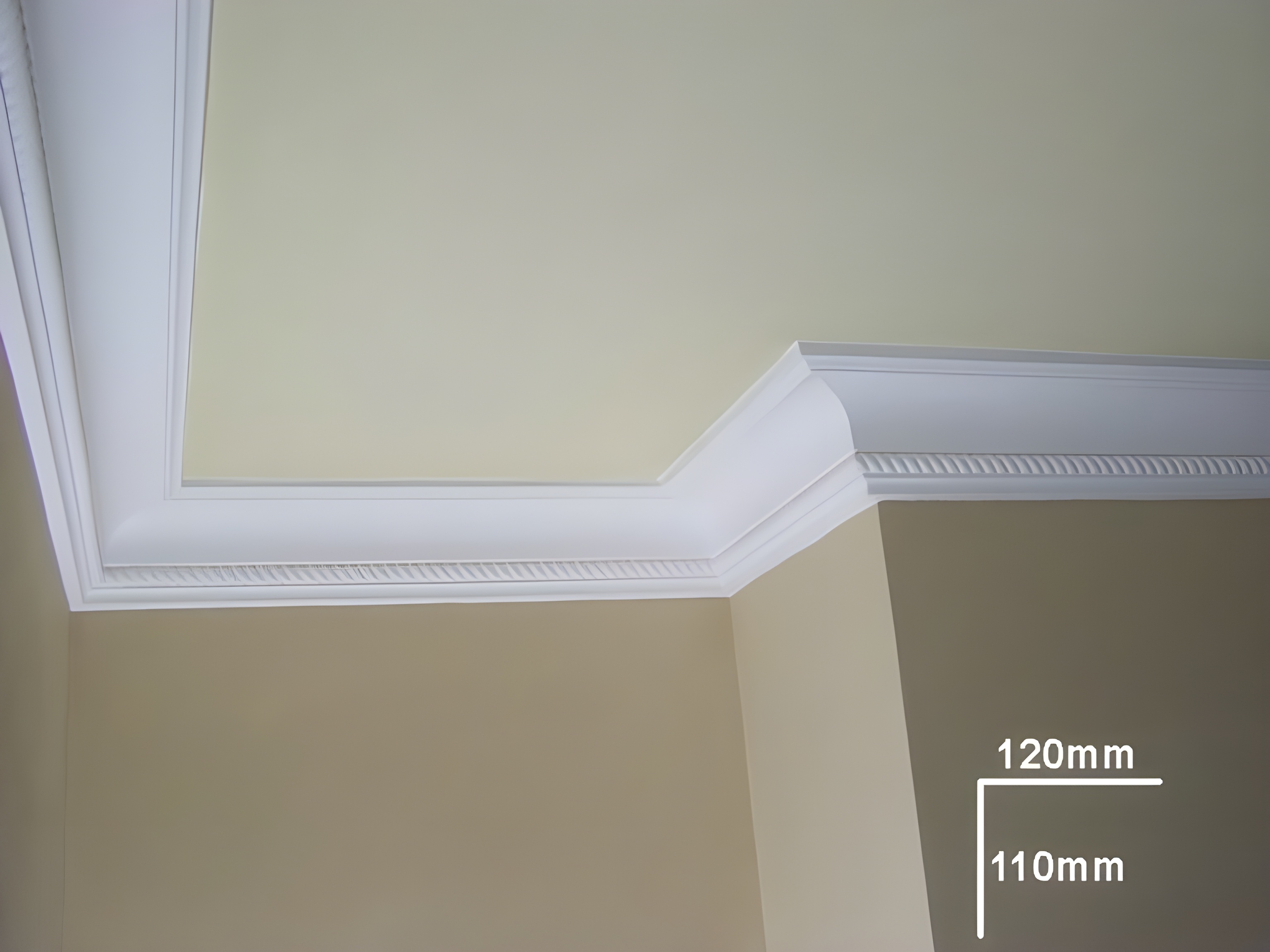 Rope Twist Cornice - Kayvic handmade cornice plasterwork Wales