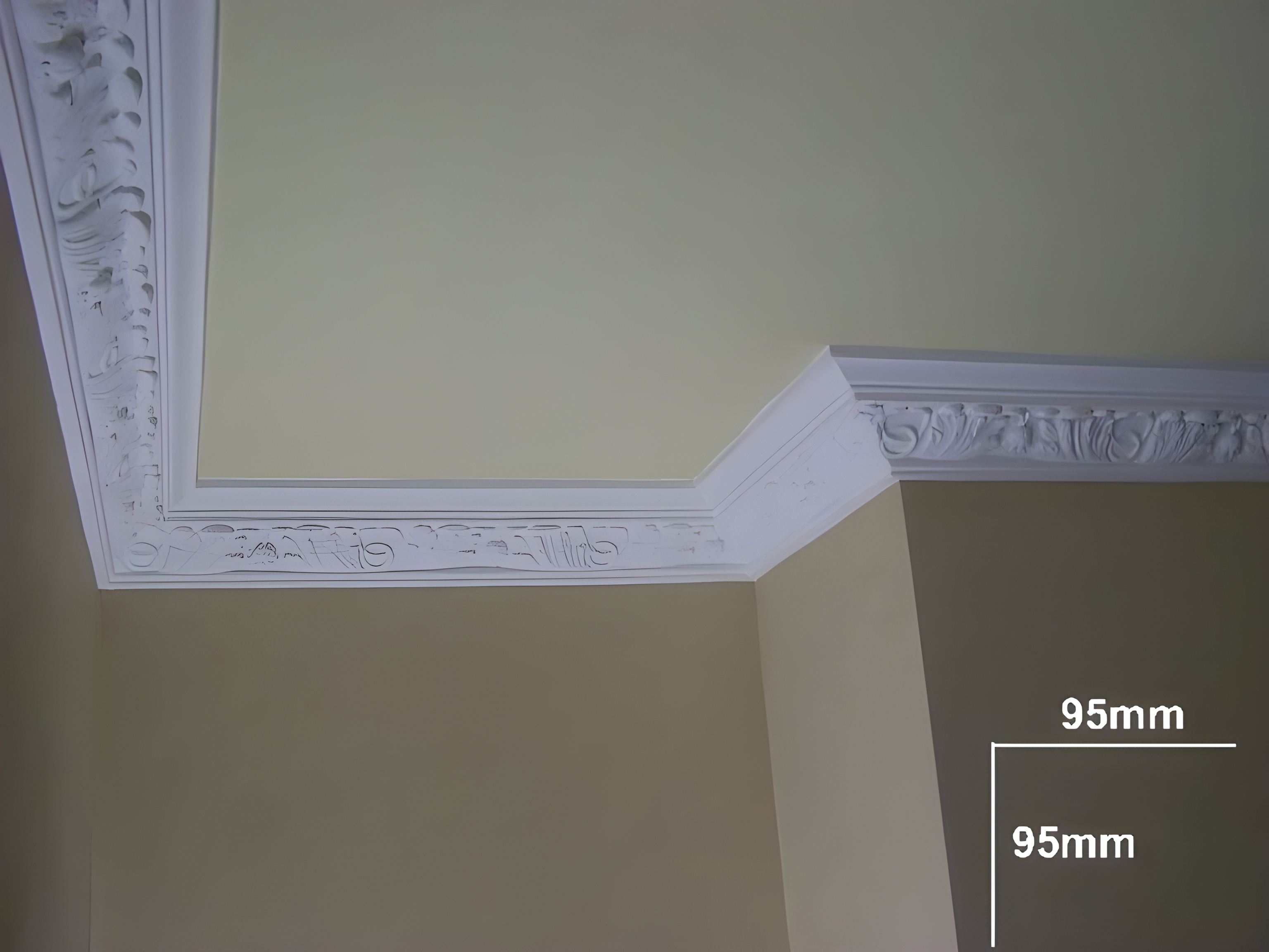 Acanthus Leaf Cornice - Kayvic handmade cornice plasterwork Wales