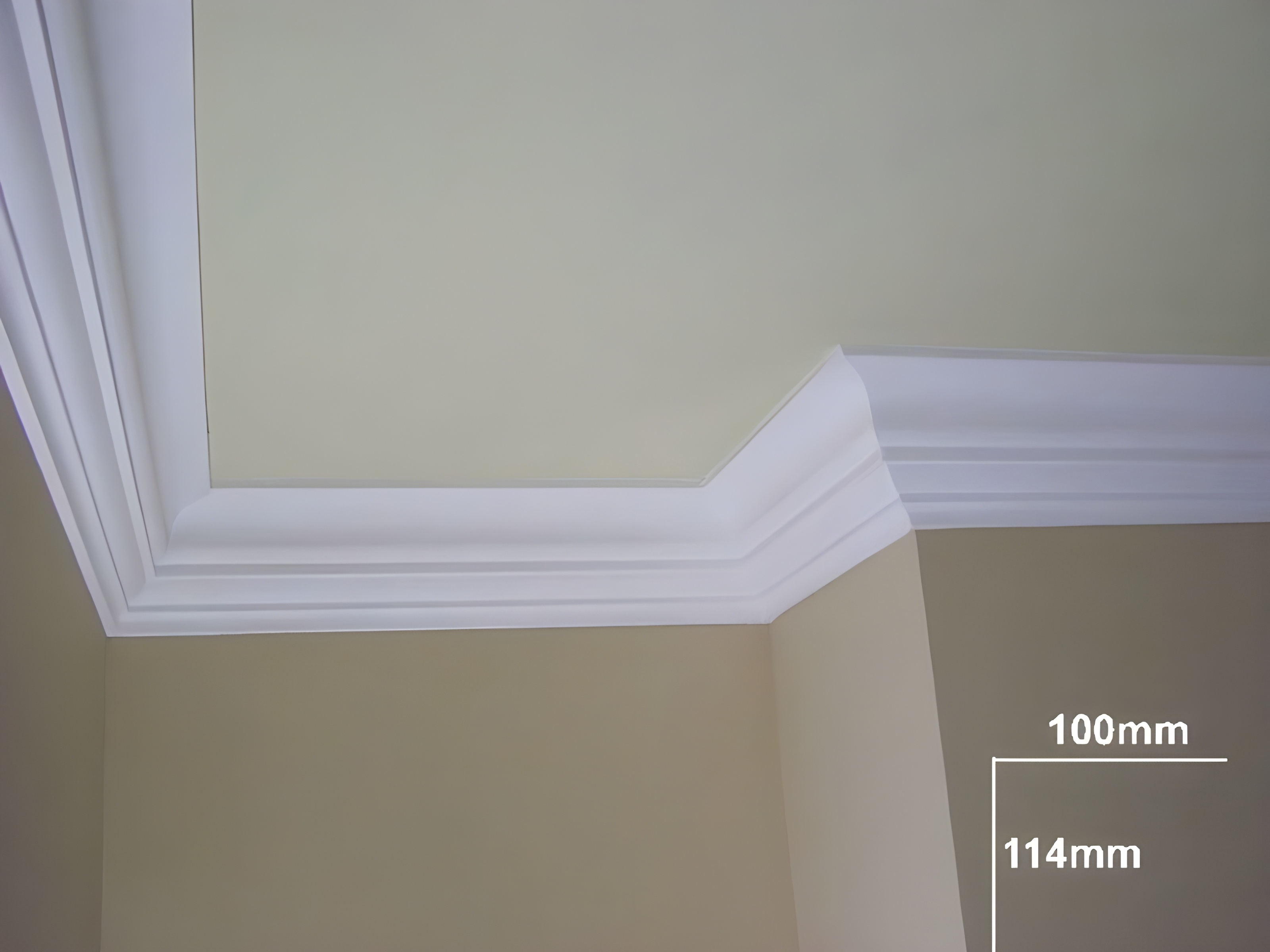 Classic Plain Cornice - Kayvic handmade cornice plasterwork Wales