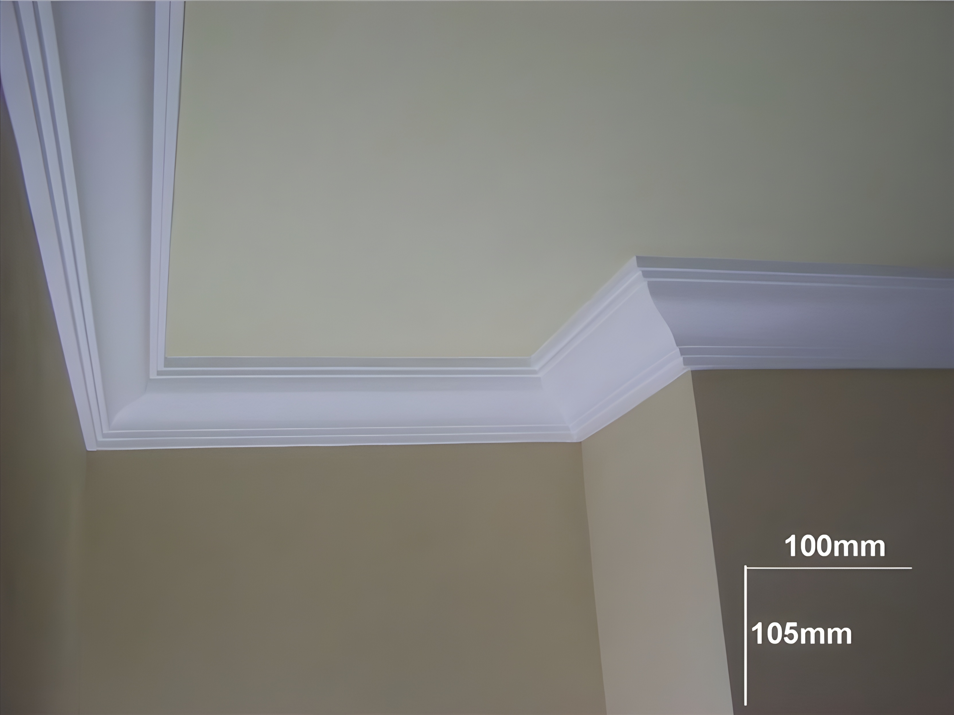 Medium Plain Cornice - Kayvic handmade cornice plasterwork Wales