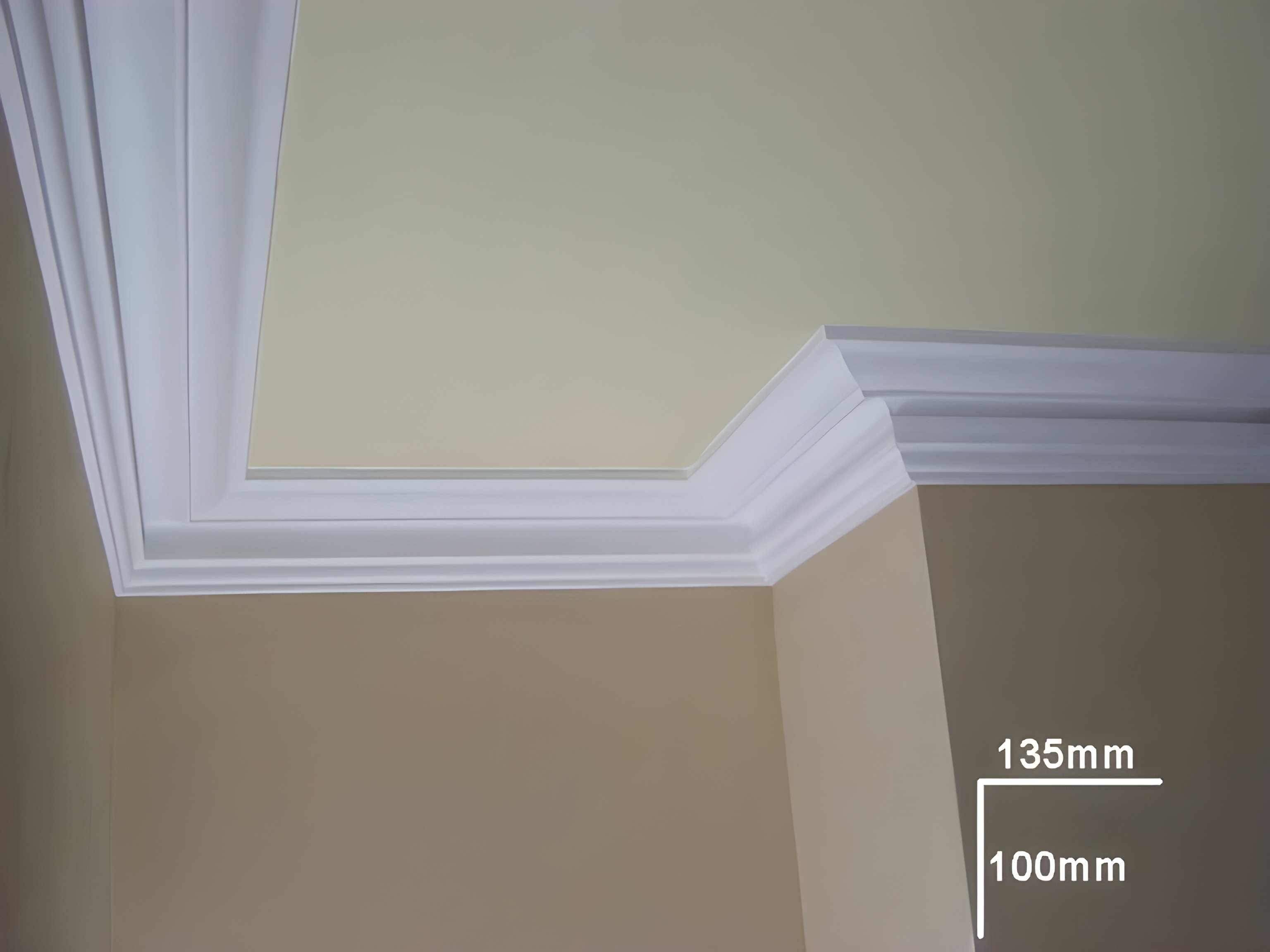 Deep Plain Cornice - Kayvic handmade cornice plasterwork Wales