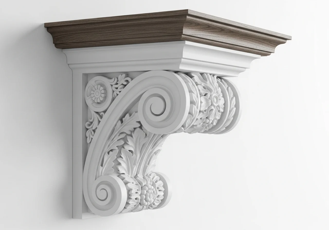 Corbels & Brackets - Kayvic handmade decorative plasterwork specialists Wales UK