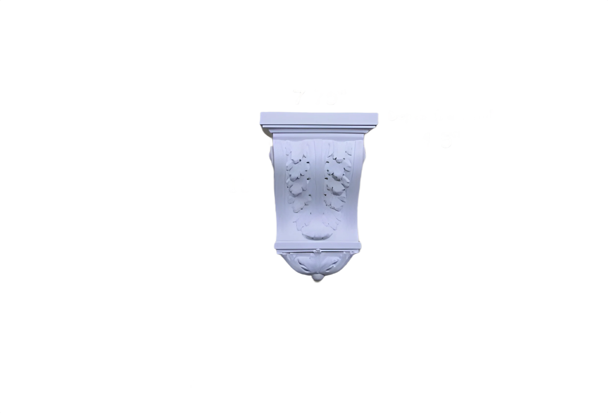 Ornate Acanthus Corbel - Kayvic handmade decorative plasterwork