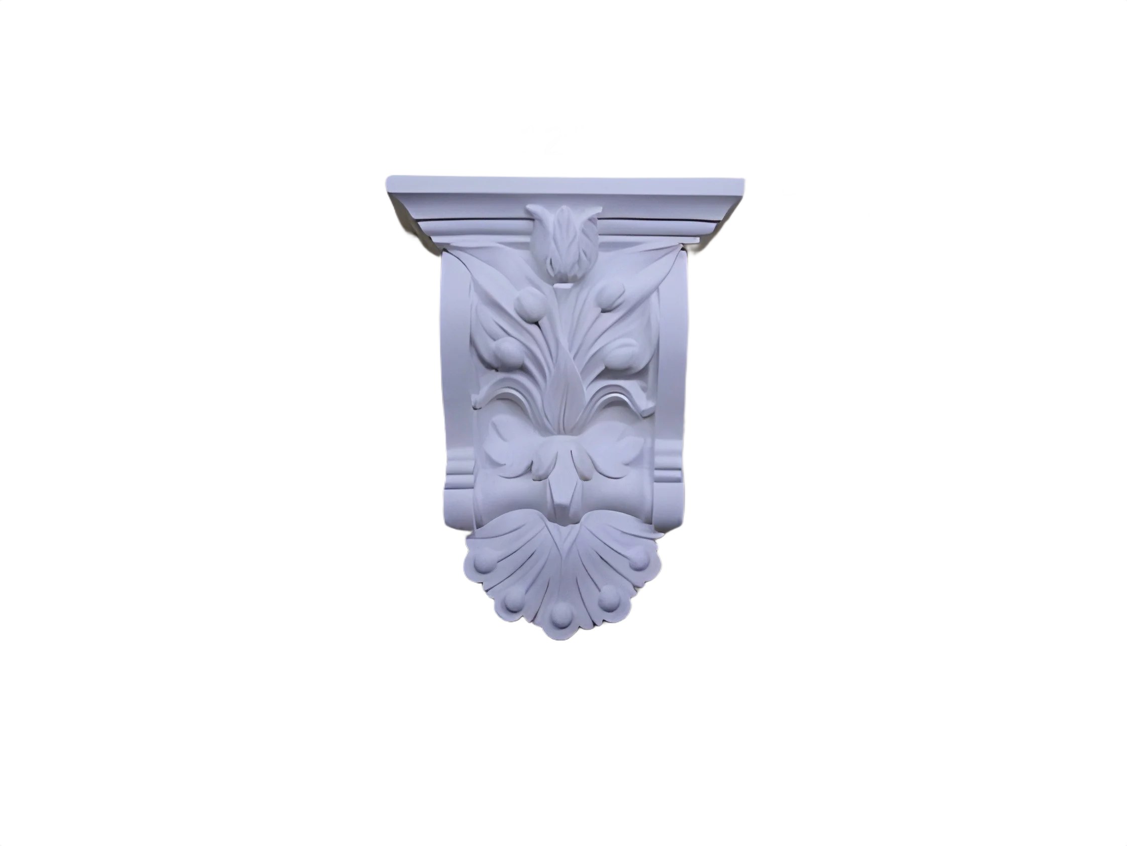 Acanthus Leaf Corbel - Kayvic handmade decorative plasterwork