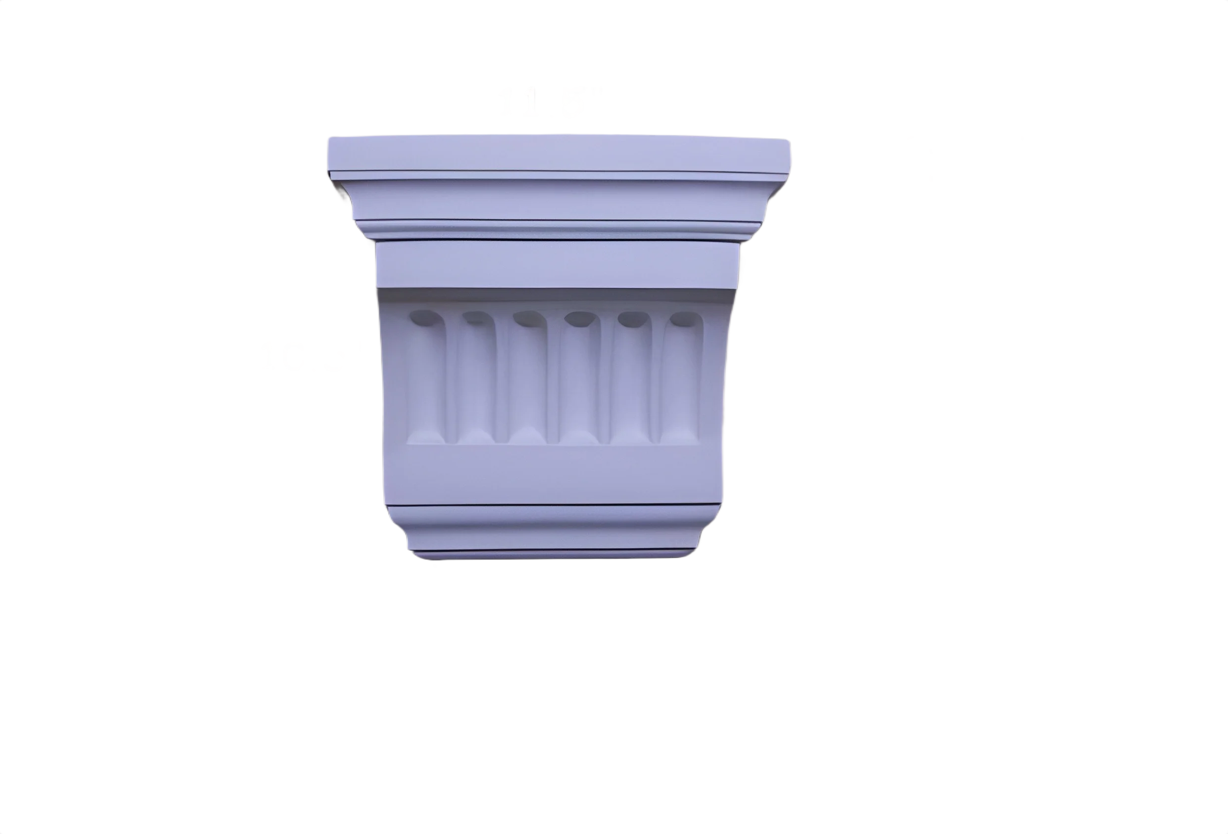 Fluted Corbel - Kayvic handmade Corbels & Brackets plasterwork Wales