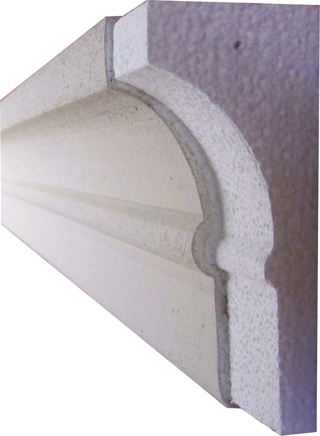 Classic Ogee Moulding - Kayvic handmade external plasterwork Wales